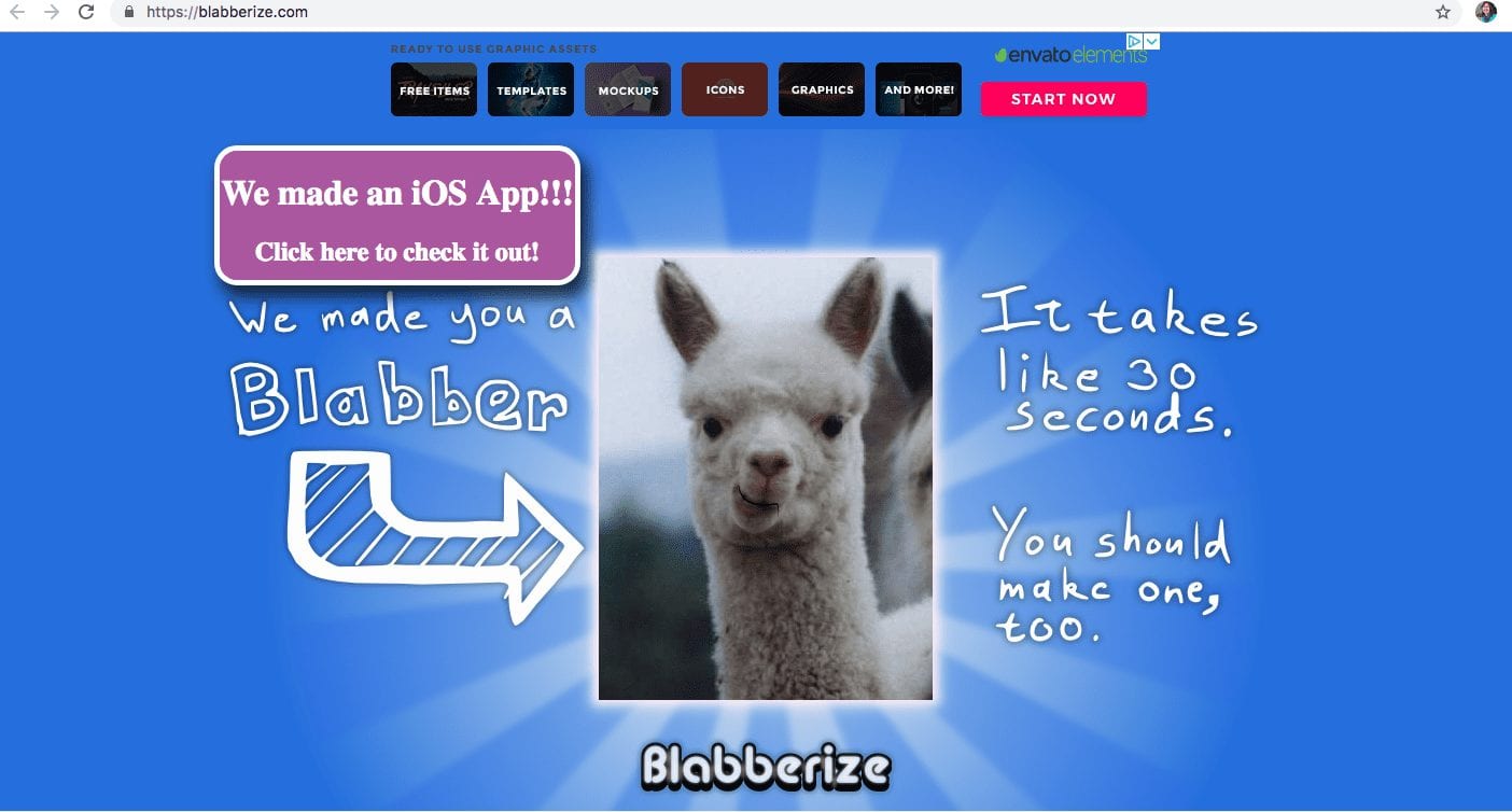 Blabberize: Llama drama