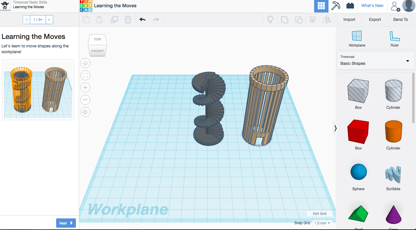 Tinkercad - stairway