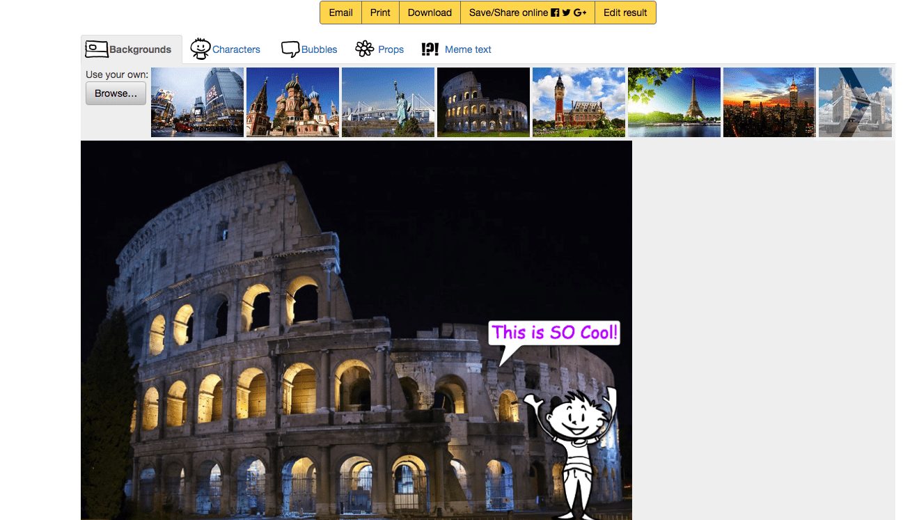 Example ToonyTool screenshot