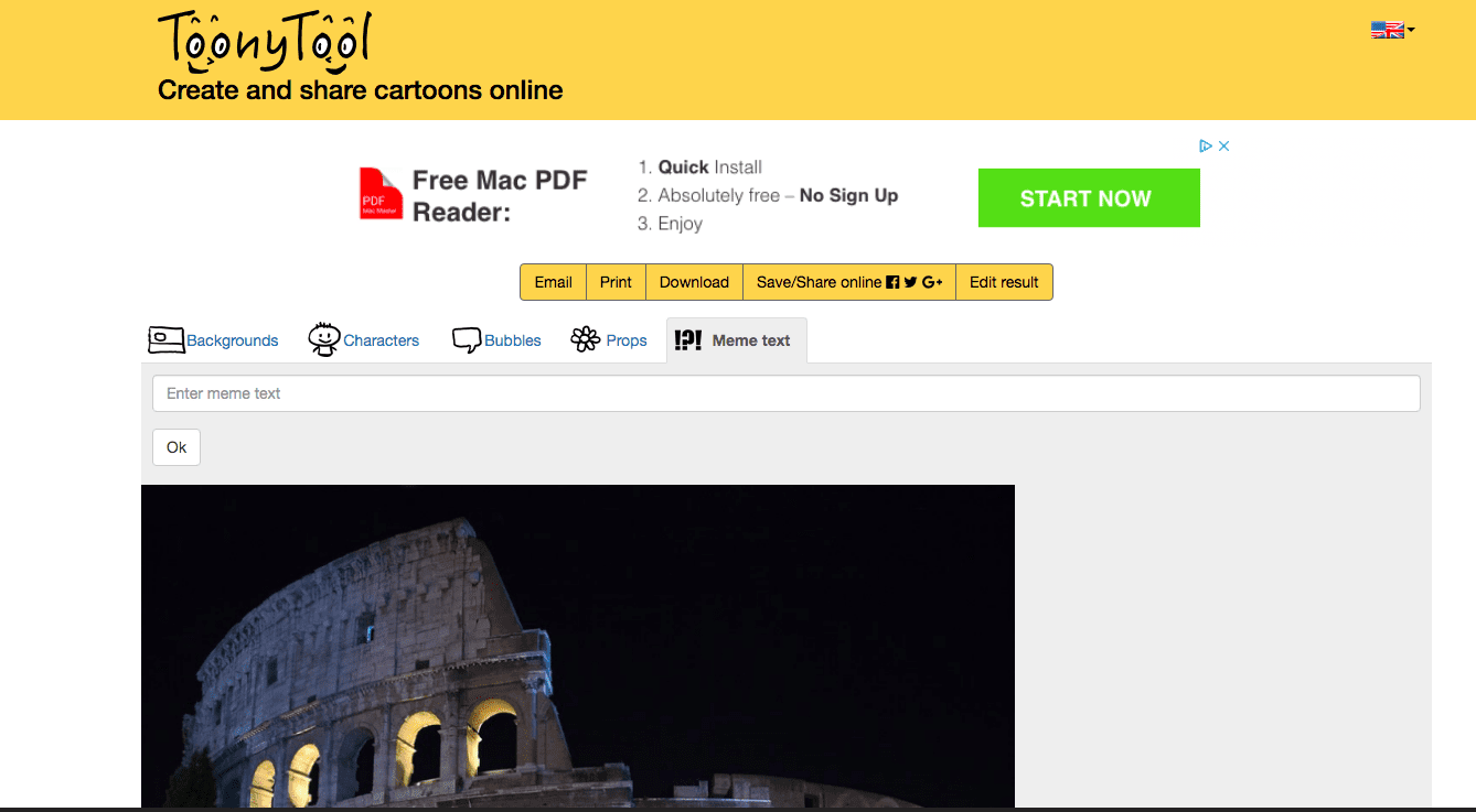 ToonyTool login screenshot
