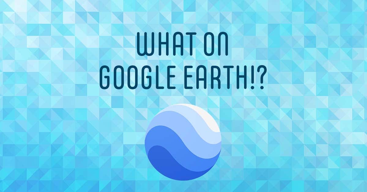 Title text and Google Earth logo