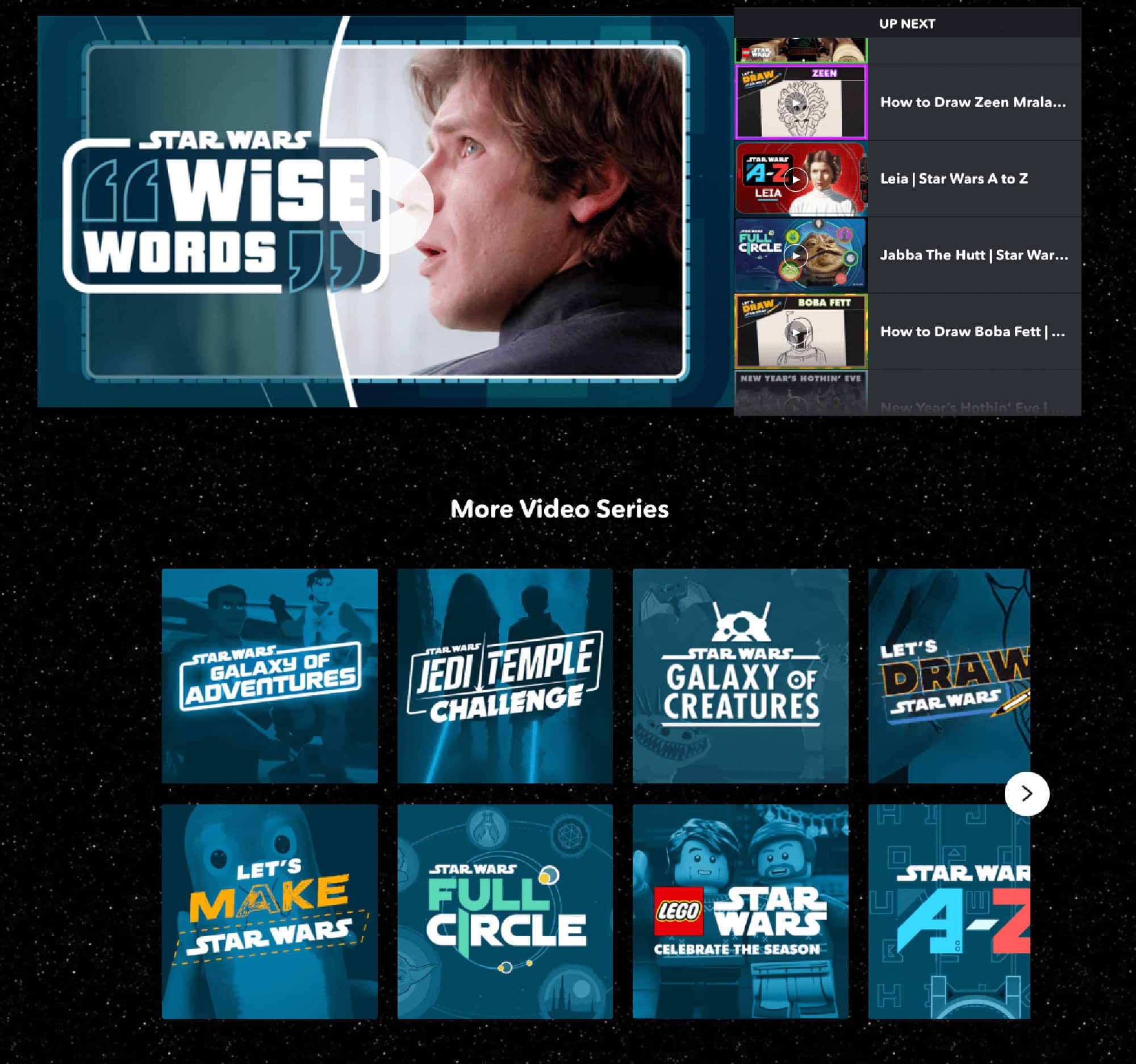 Star Wars Kids wise words