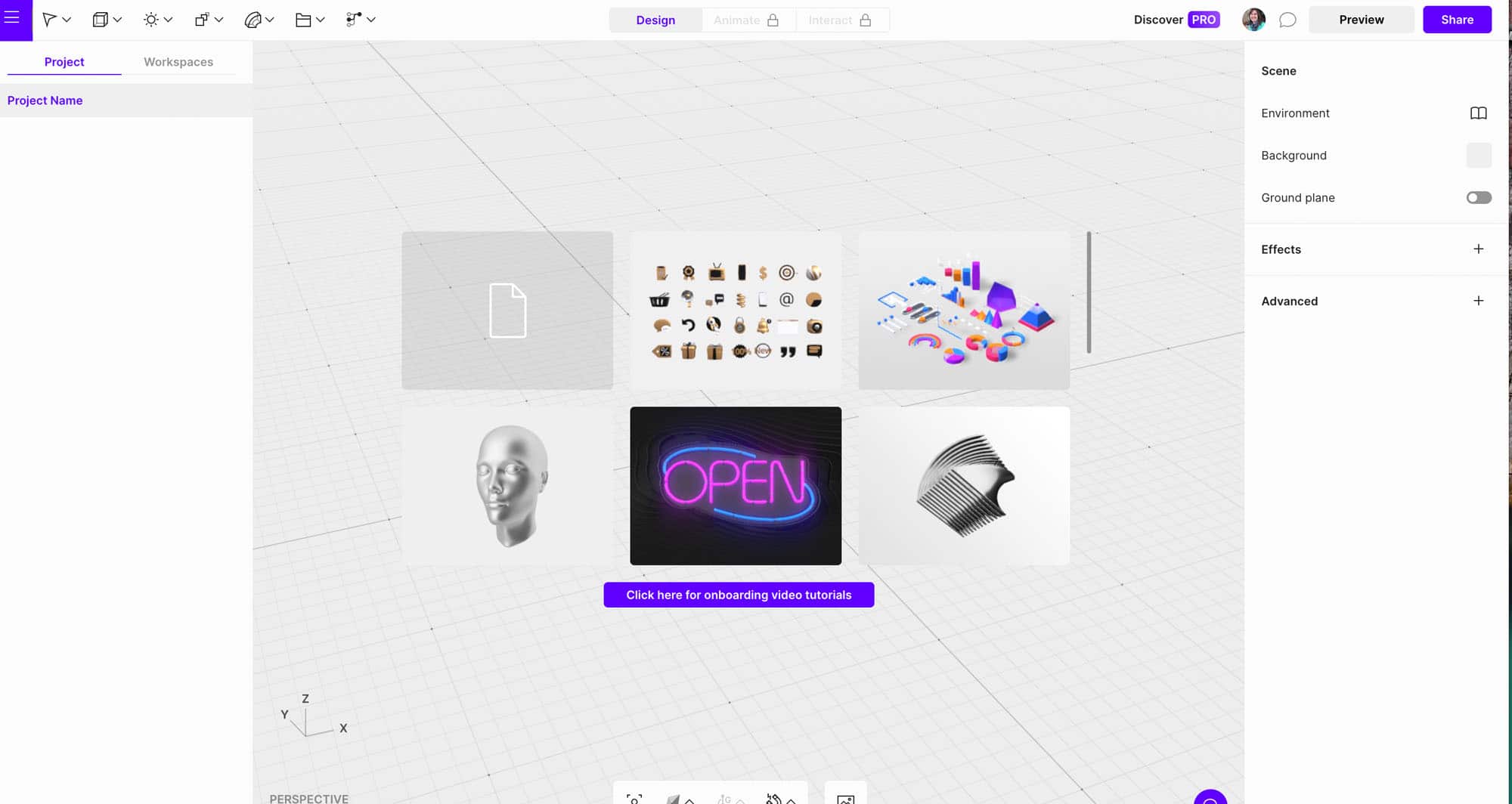 Vectary 3D examples
