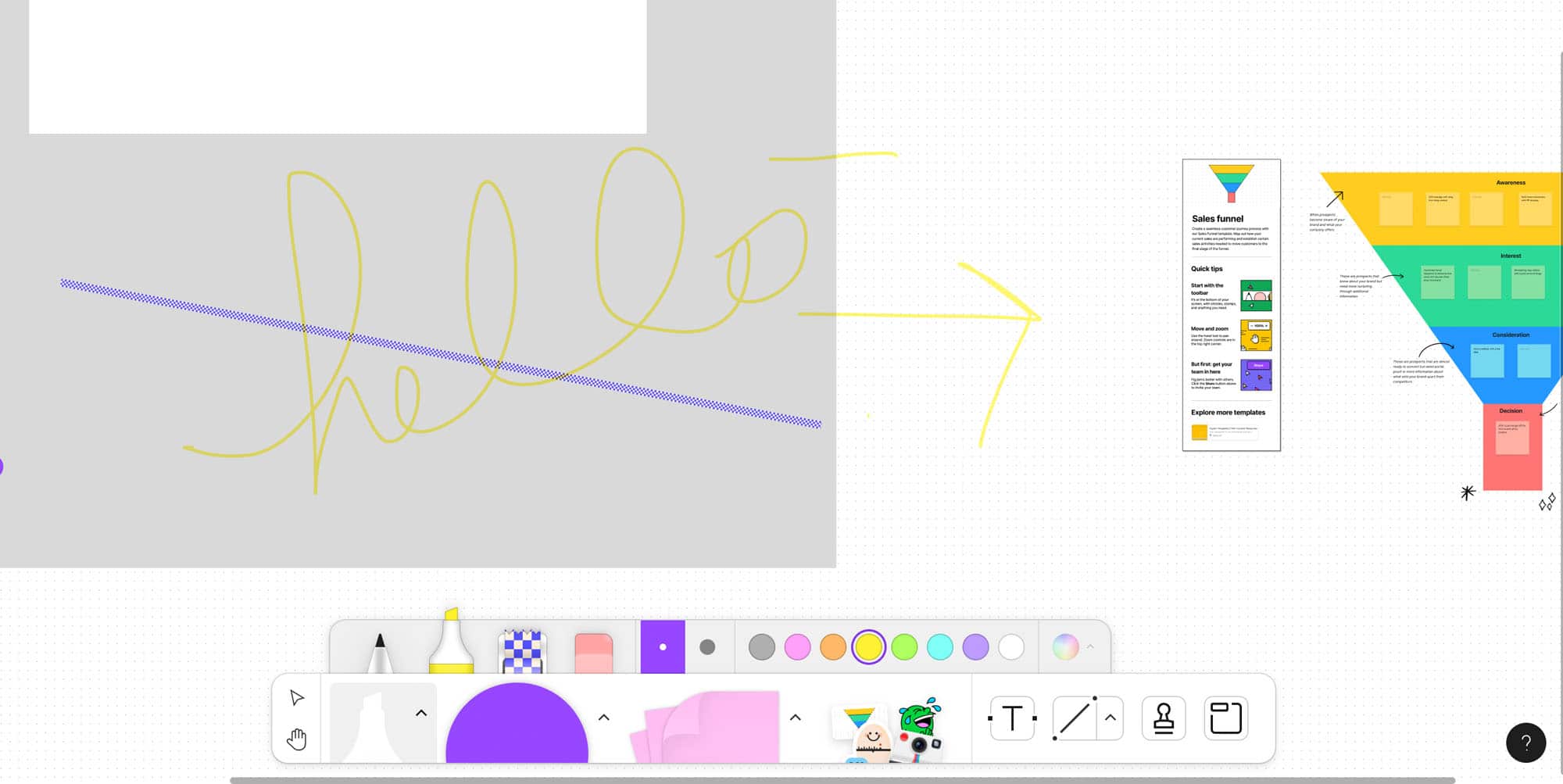 Another example FigJam board