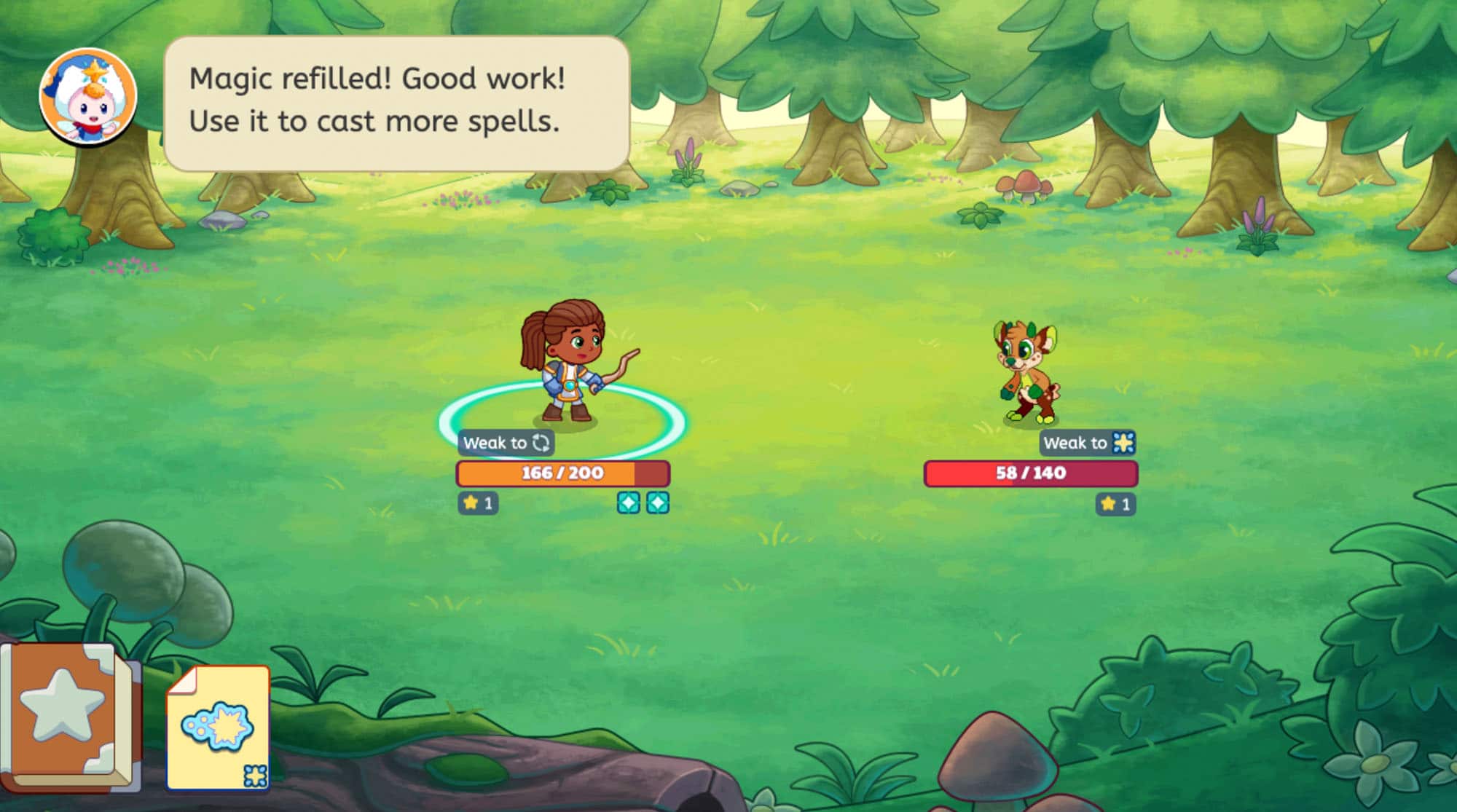 Prodigy game screenshot - taking turns
