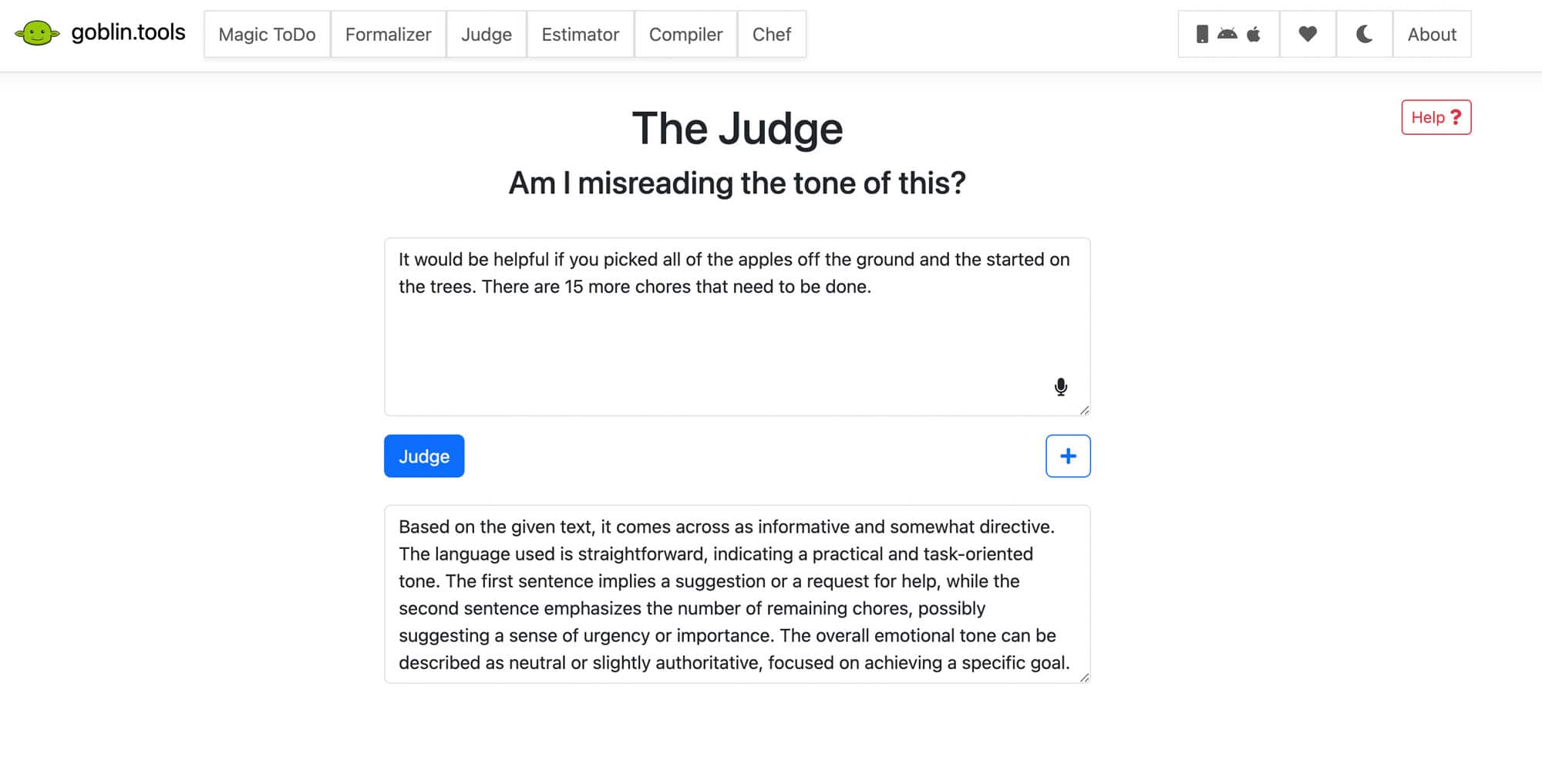 The Judge screenshot