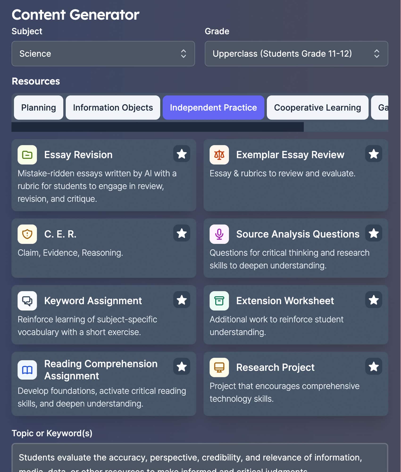 Eduaide Screenshot