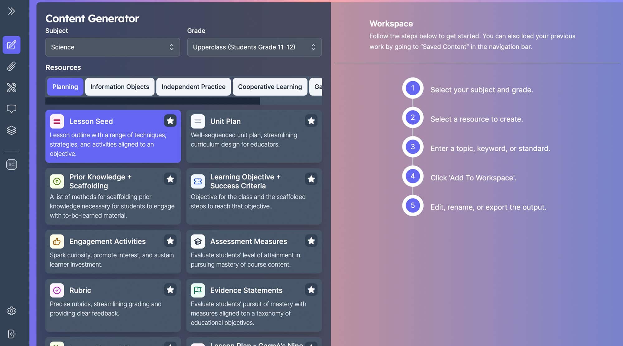 Eduaide Screenshot