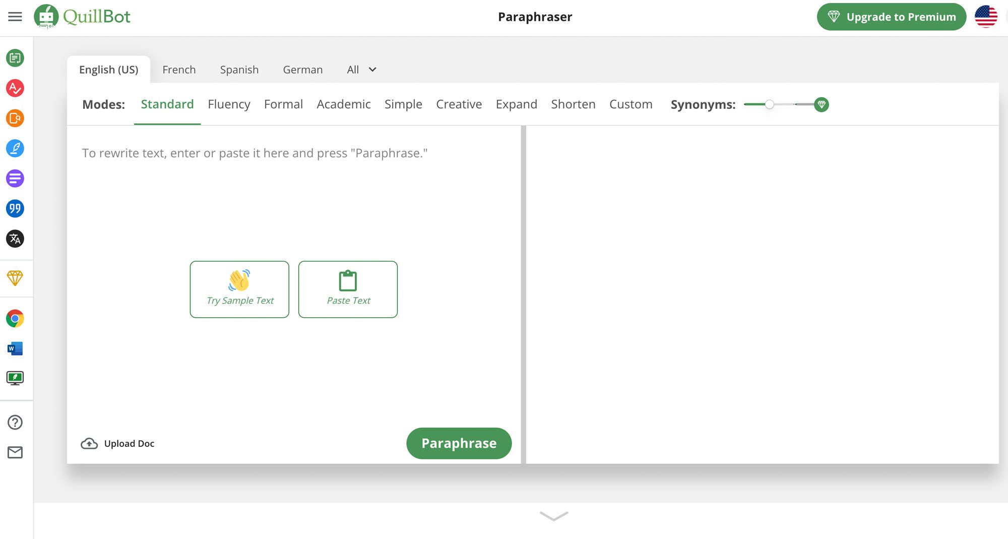 QuillBot screenshot