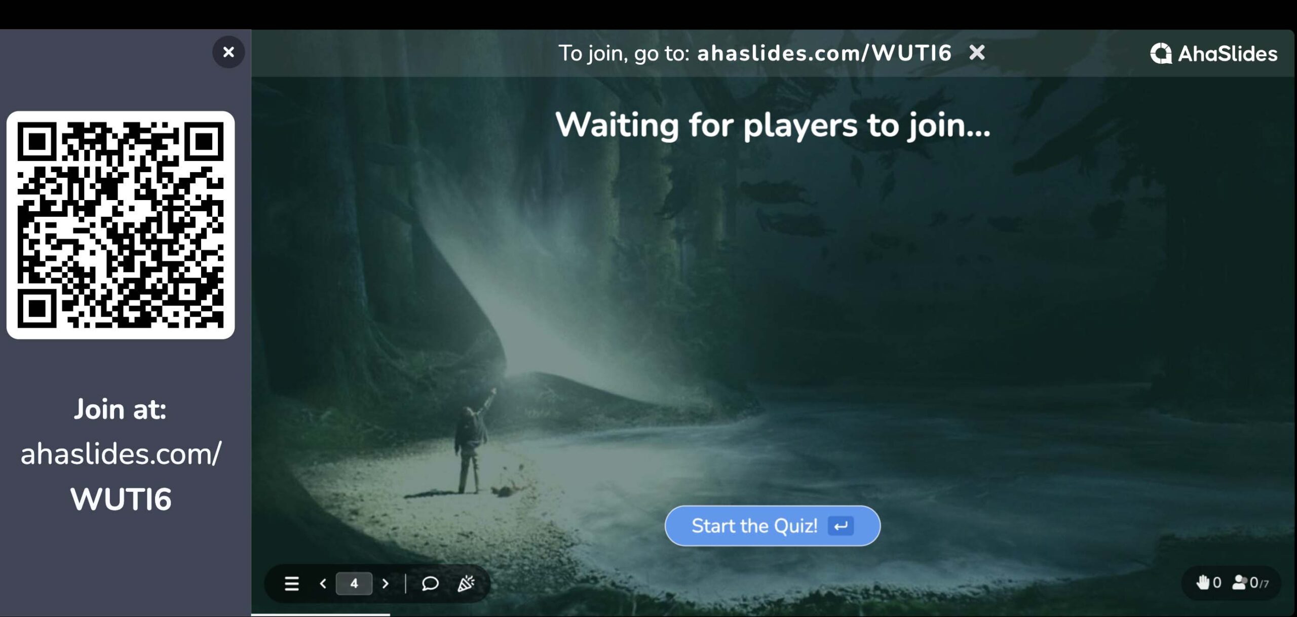 Ahaslides screenshot