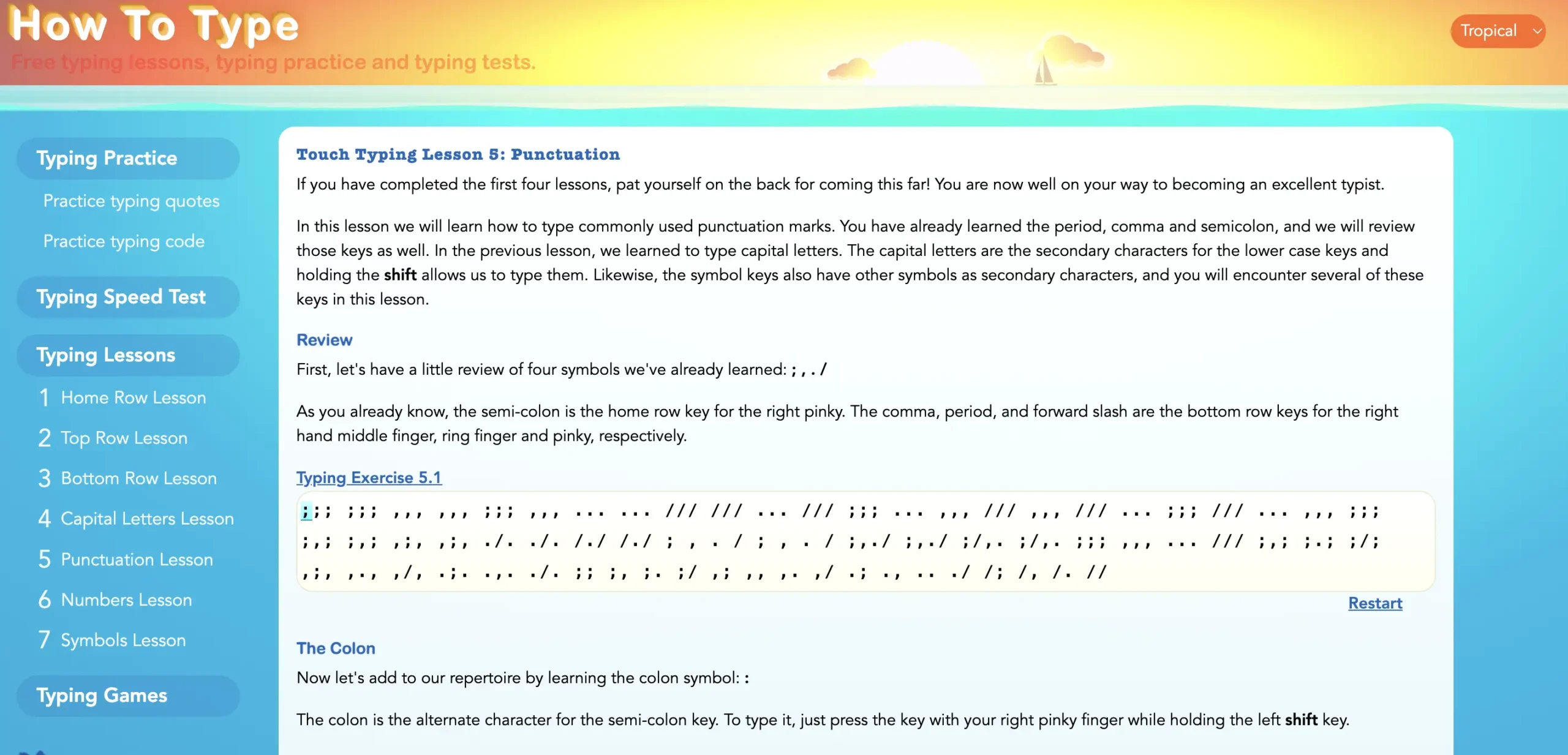 Screenshot of an online multiplayer typing race game. A leaderboard on the left shows participants with unique usernames and avatars. A progress bar tracks how far each player has typed, represented by small car icons moving across the screen. The game provides a quote to type, and the players’ speeds and errors are displayed in a ranking format.