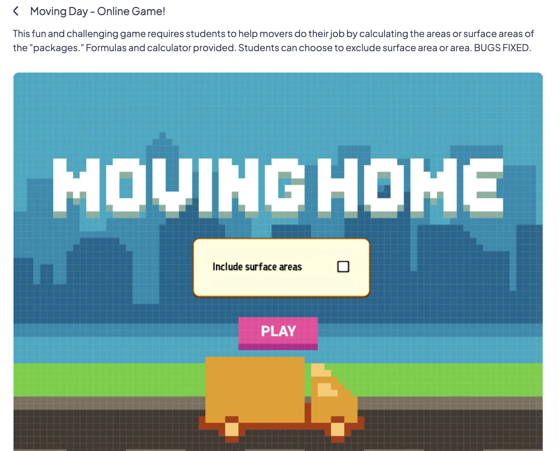 Screenshot of the Hot Chocolate Shop game interface. Players are prompted to fulfill an order for 925 ml of hot chocolate with 30g of marshmallows by choosing a cup size. Game stats include Yelp rating, money earned, and customers served.