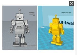 Thingiverse - Robot models for 3D printed