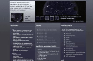 Stellarium home page