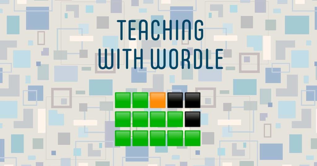 Teaching with Wordle text with wordle boxes