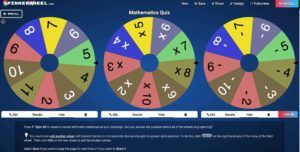 Spinner Wheel mathematics example