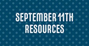 September 11th Resources text over polkadots