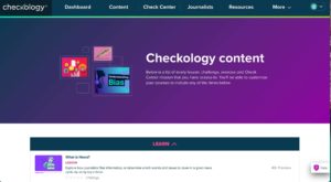 Checkology homepage