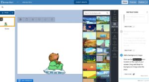 Elementari screenshot - showing a little sleeping bear