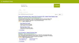SweetSearch results page but this time the bar is green indicating that it's showing news results