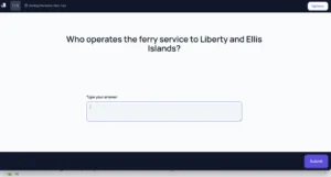 A “Generate Quiz” interface from QuizGecko, displaying the option to create questions from a URL, text, or subject. Users can select question types, languages, and difficulty levels. A URL field is shown, along with an option to adjust maximum question limits.