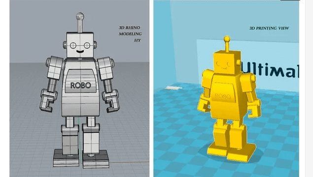 Thingiverse - Robot models for 3D printed